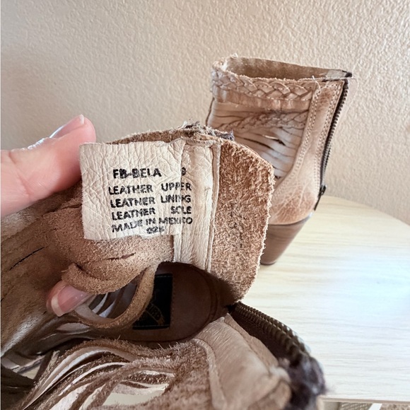 Freebird Braided Tan Women's Ankle Boots - Picture 3 of 6